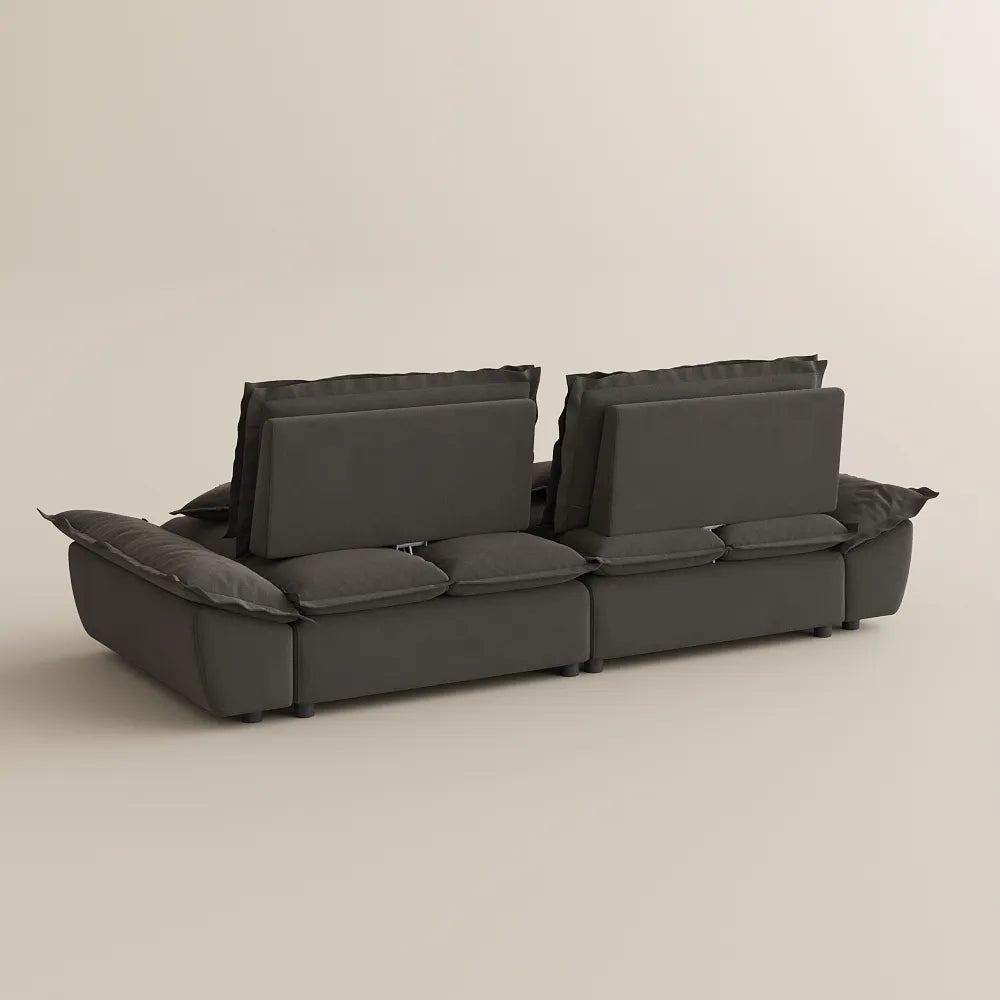 104.33" Sailboat Deep Sofa with Adjustable Backrest