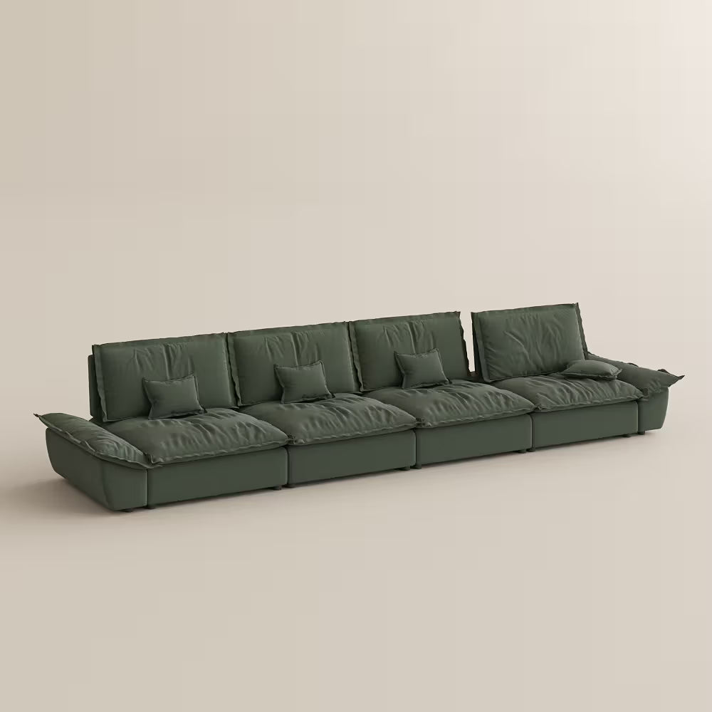 Hudson Modern Deep Sofa with Adjustable Backrest