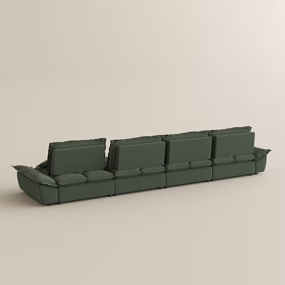 Hudson Modern Deep Sofa with Adjustable Backrest