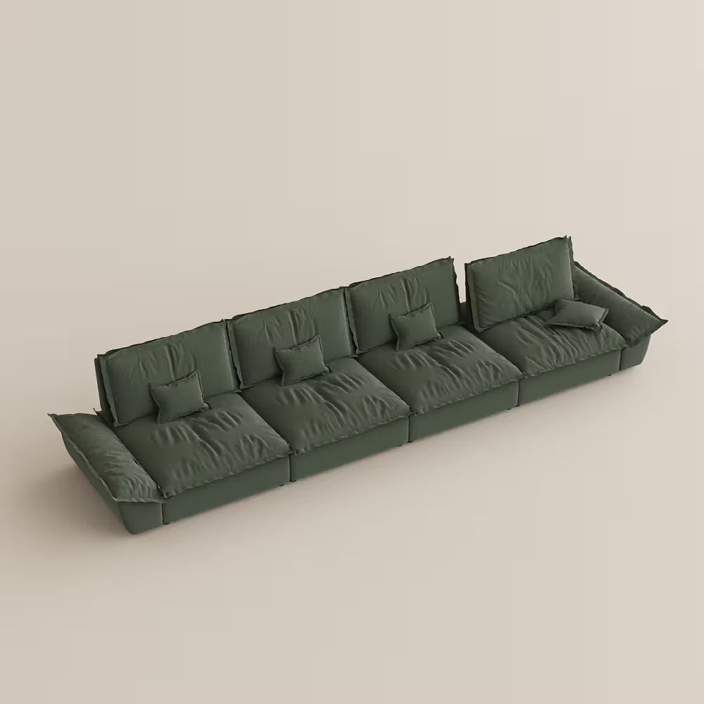 Hudson Modern Deep Sofa with Adjustable Backrest