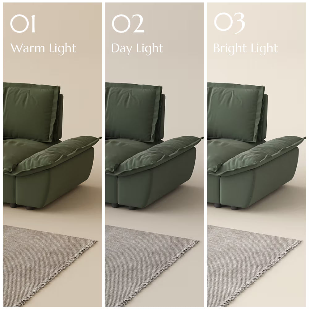 Hudson Modern Deep Sofa with Adjustable Backrest