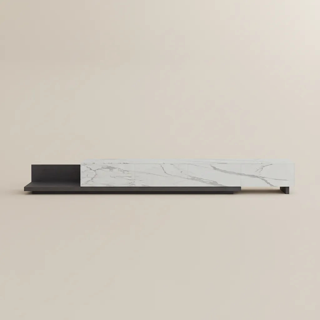 Modern Light Luxury Retractable TV Stand