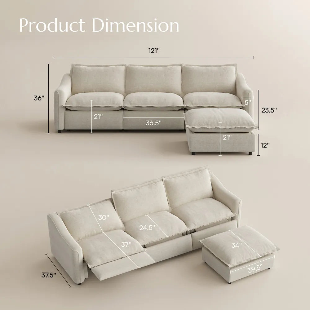 Ergopals-Power Reclining Sofa