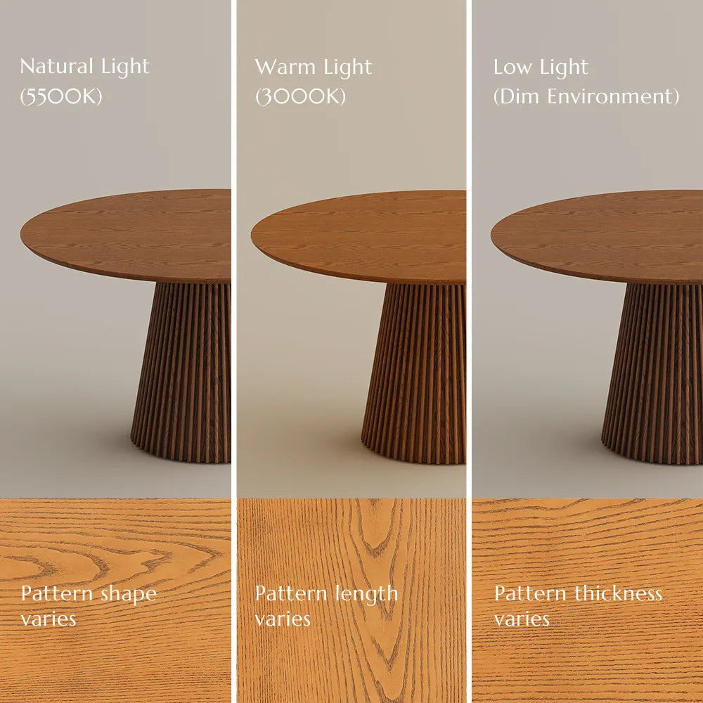 Silva-Round Wood Dining Table