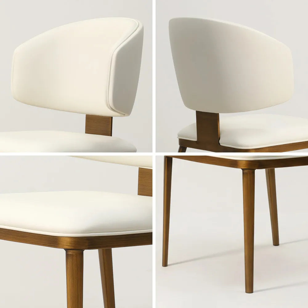 Aurelia-Modern Upholstered Dining Chairs Set of 2