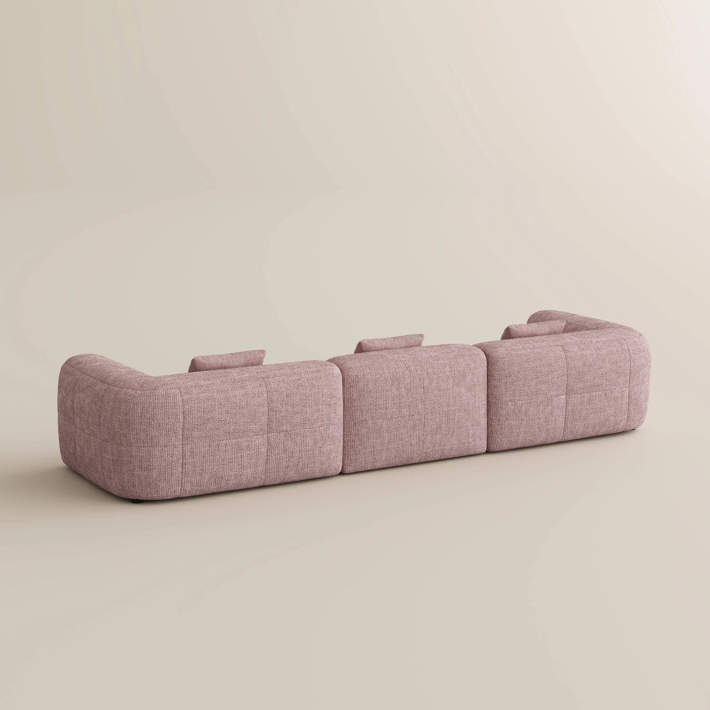 Conto-Minimalist Vintage Chenille Lounge Sofa