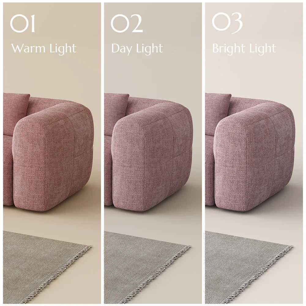 Conto-Minimalist Vintage Chenille Lounge Sofa
