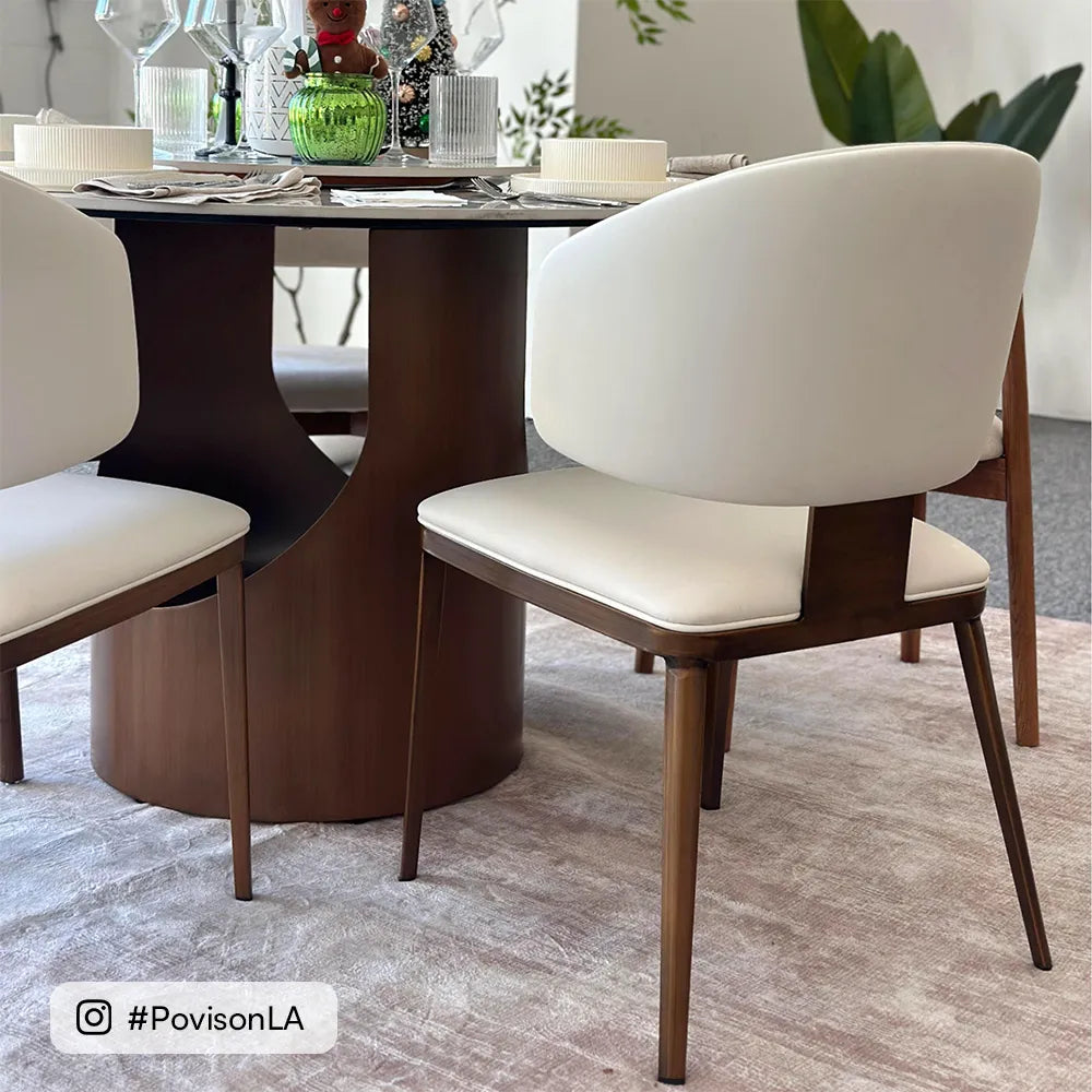 Aurelia-Modern Upholstered Dining Chairs Set of 2