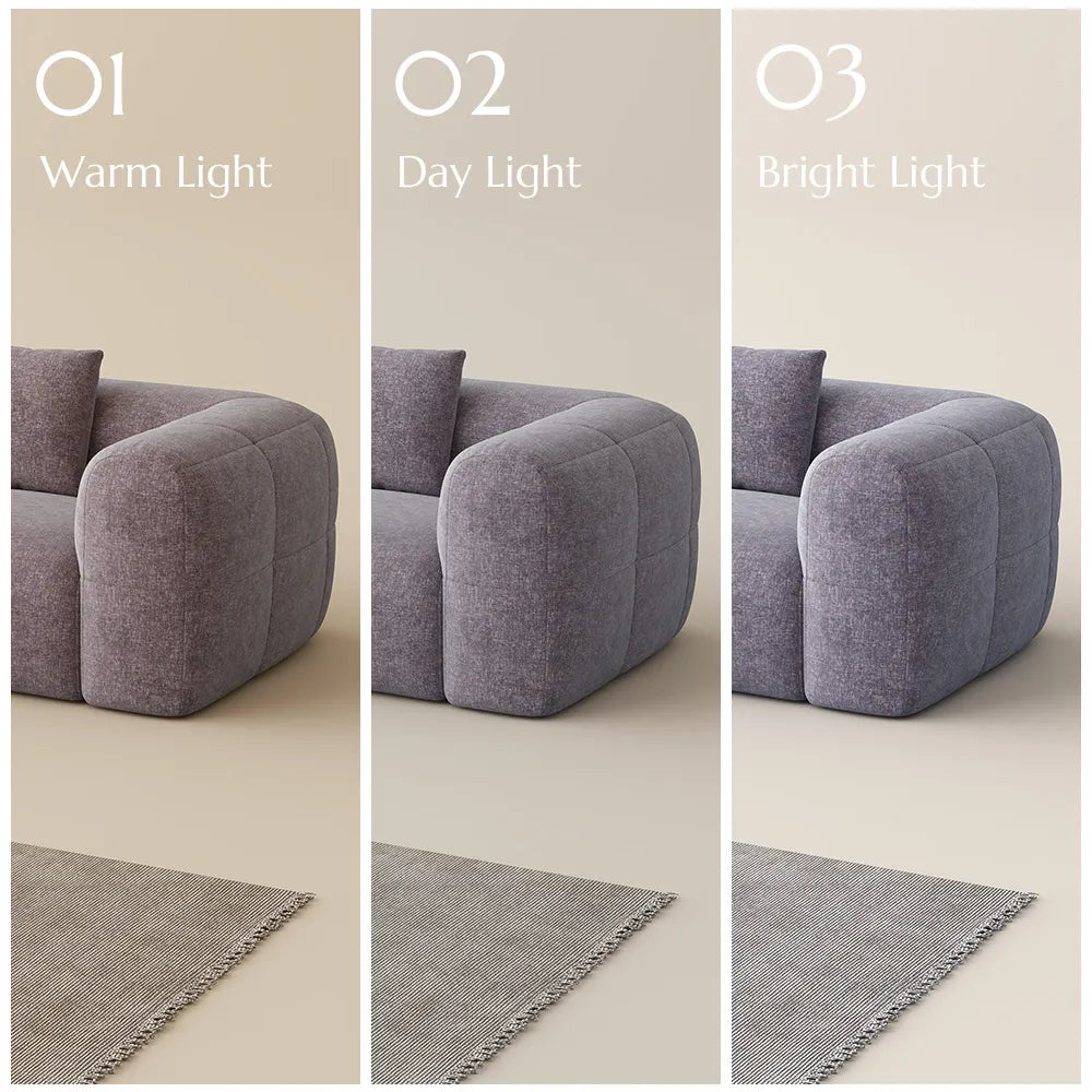 Conto-Minimalist Vintage Chenille Lounge Sofa