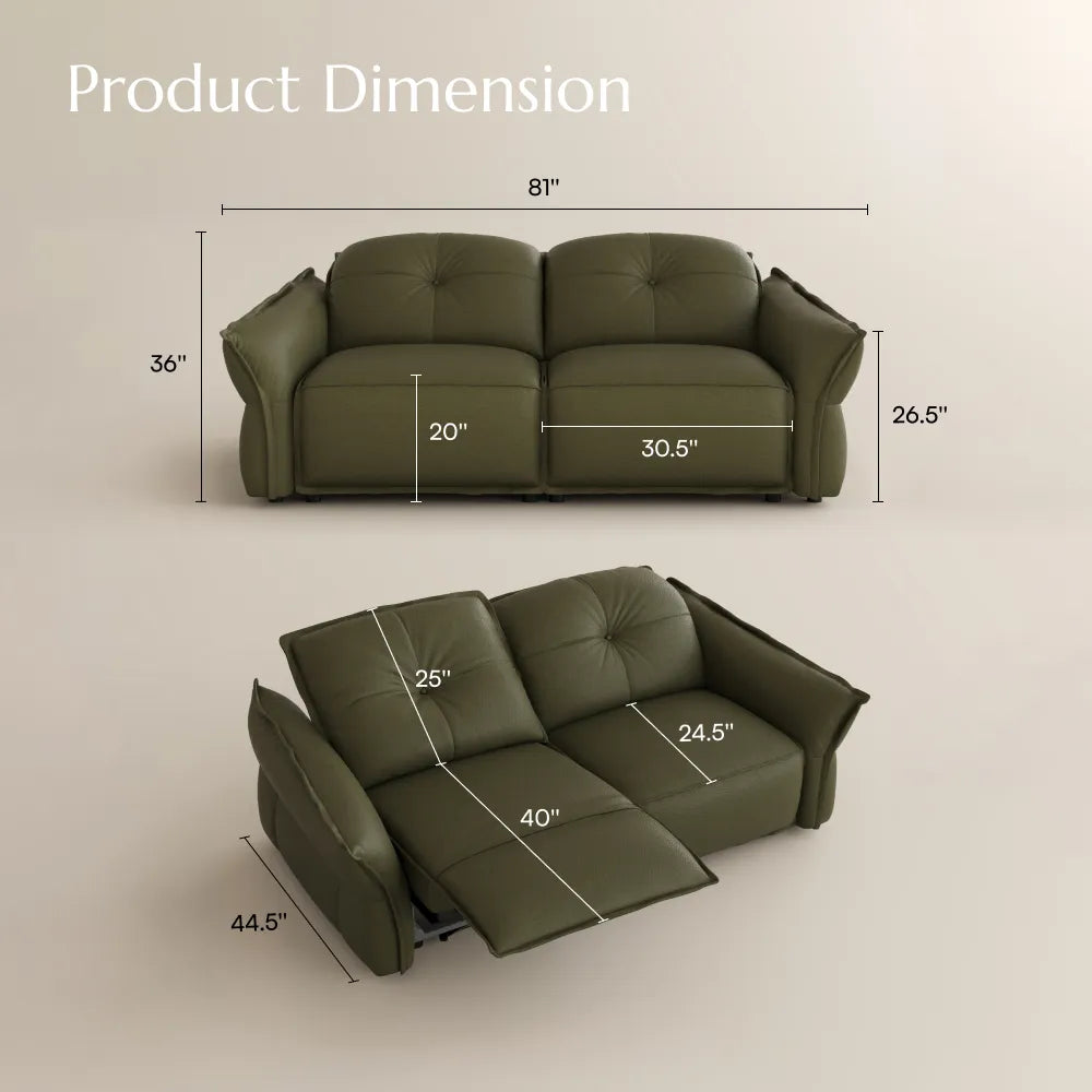 Marlowe-Dual Power Reclining Sofa