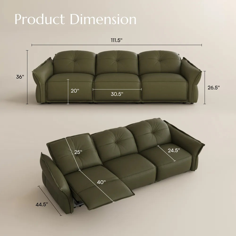 Marlowe-Dual Power Reclining Sofa