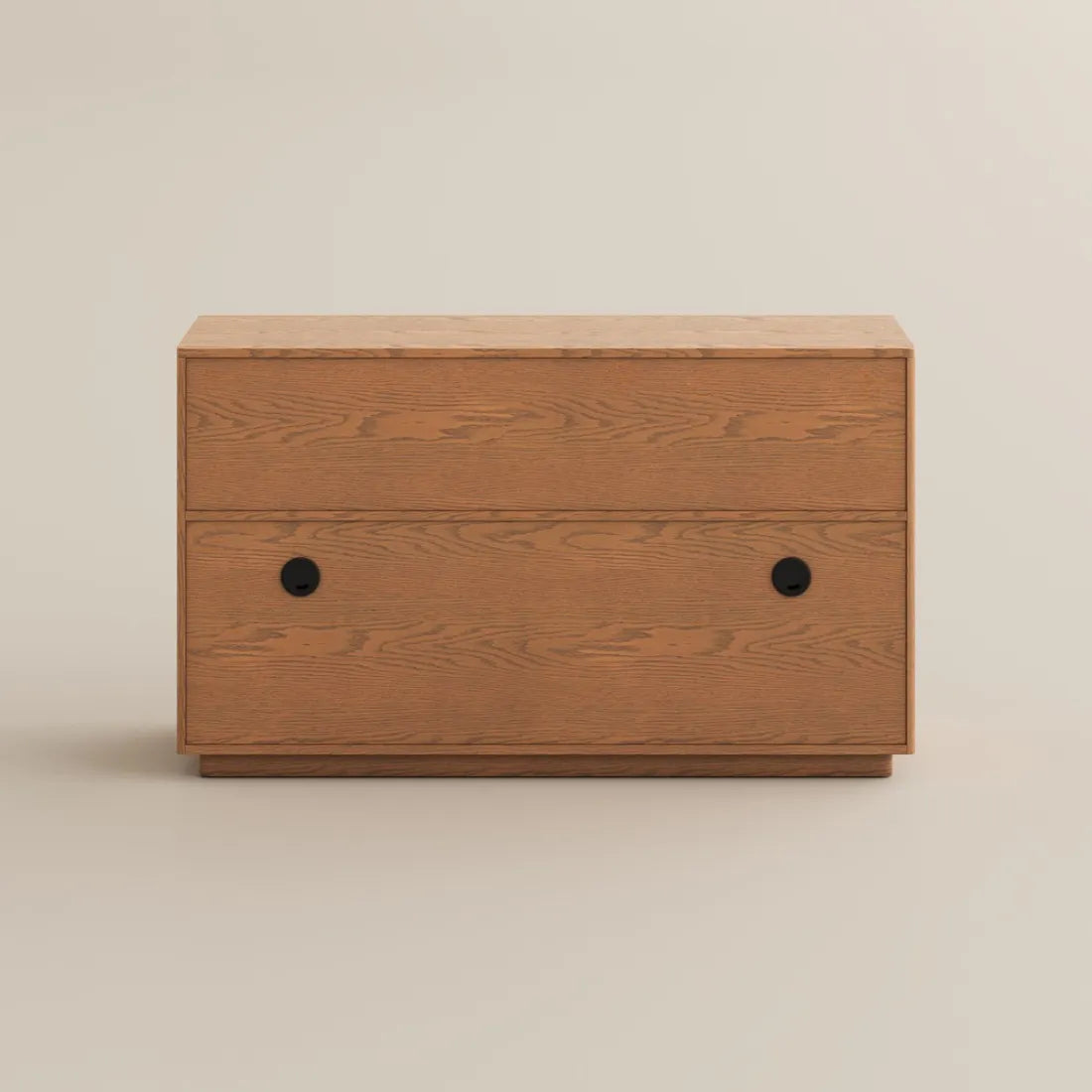 Selene-55'' LED Horizontal Slatted Storage Cabinet