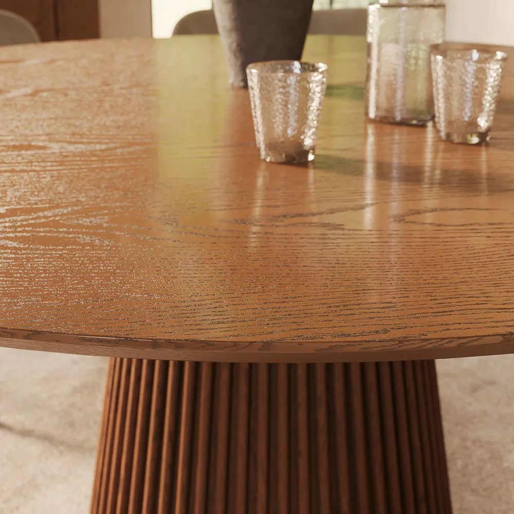 Silva-Round Wood Dining Table
