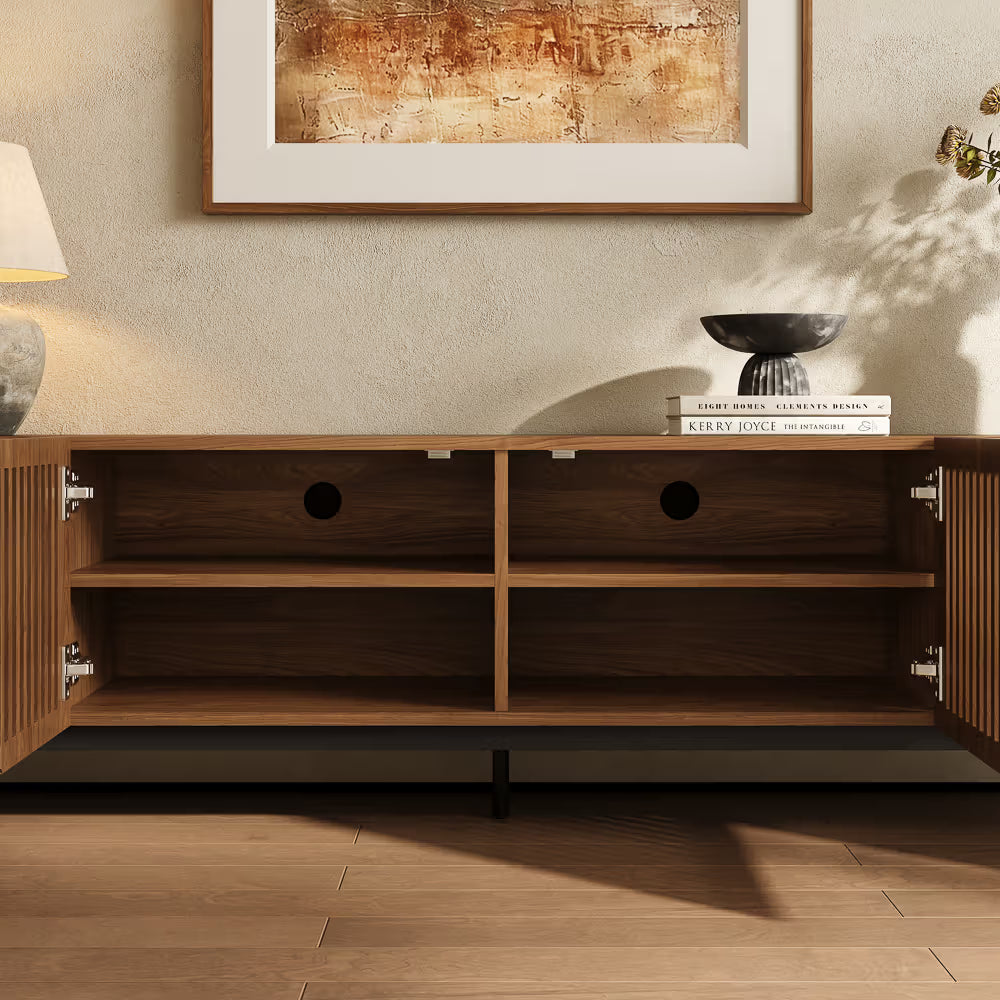 94in  VISION-Modern Wood TV Stand