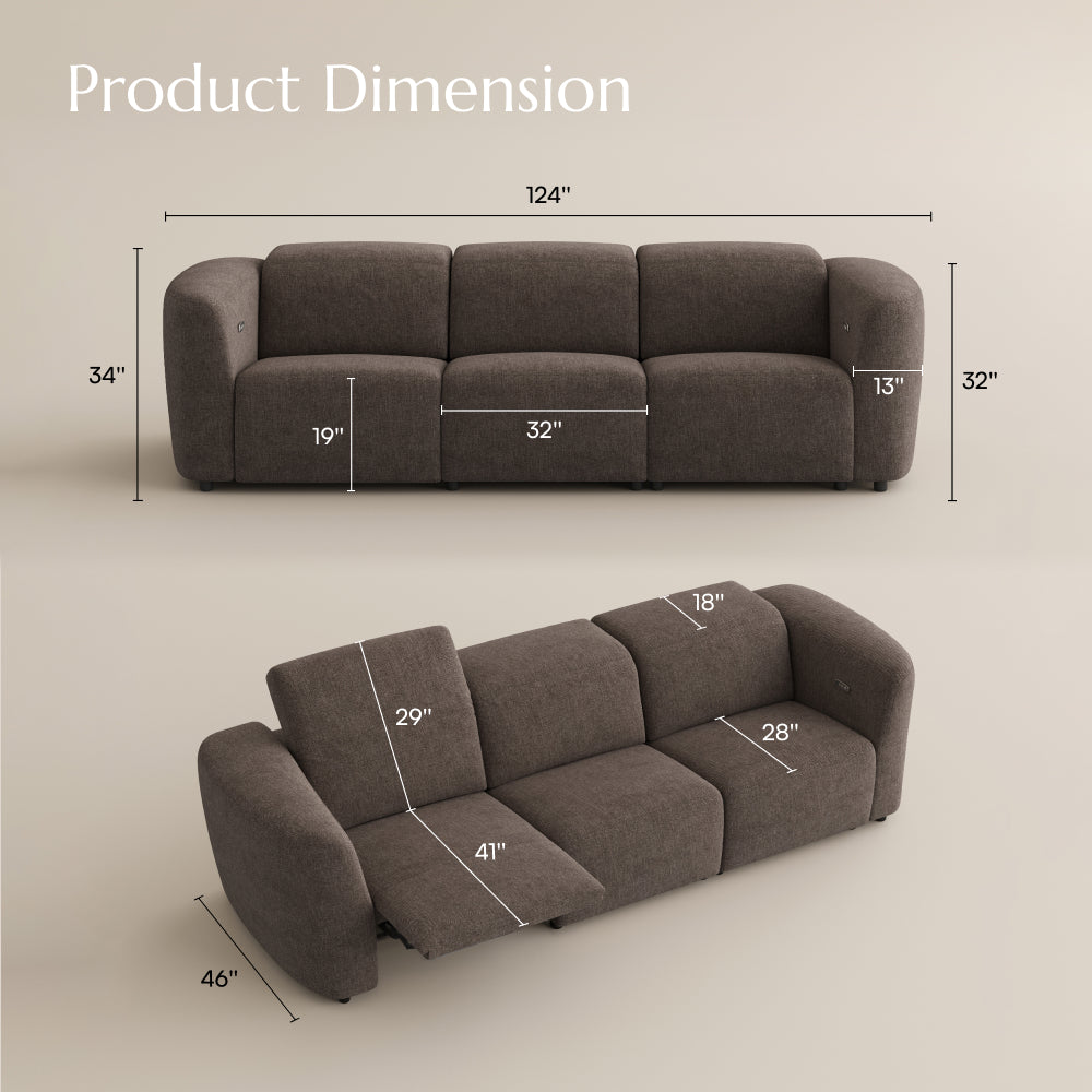Nestra - Canapé inclinable électrique