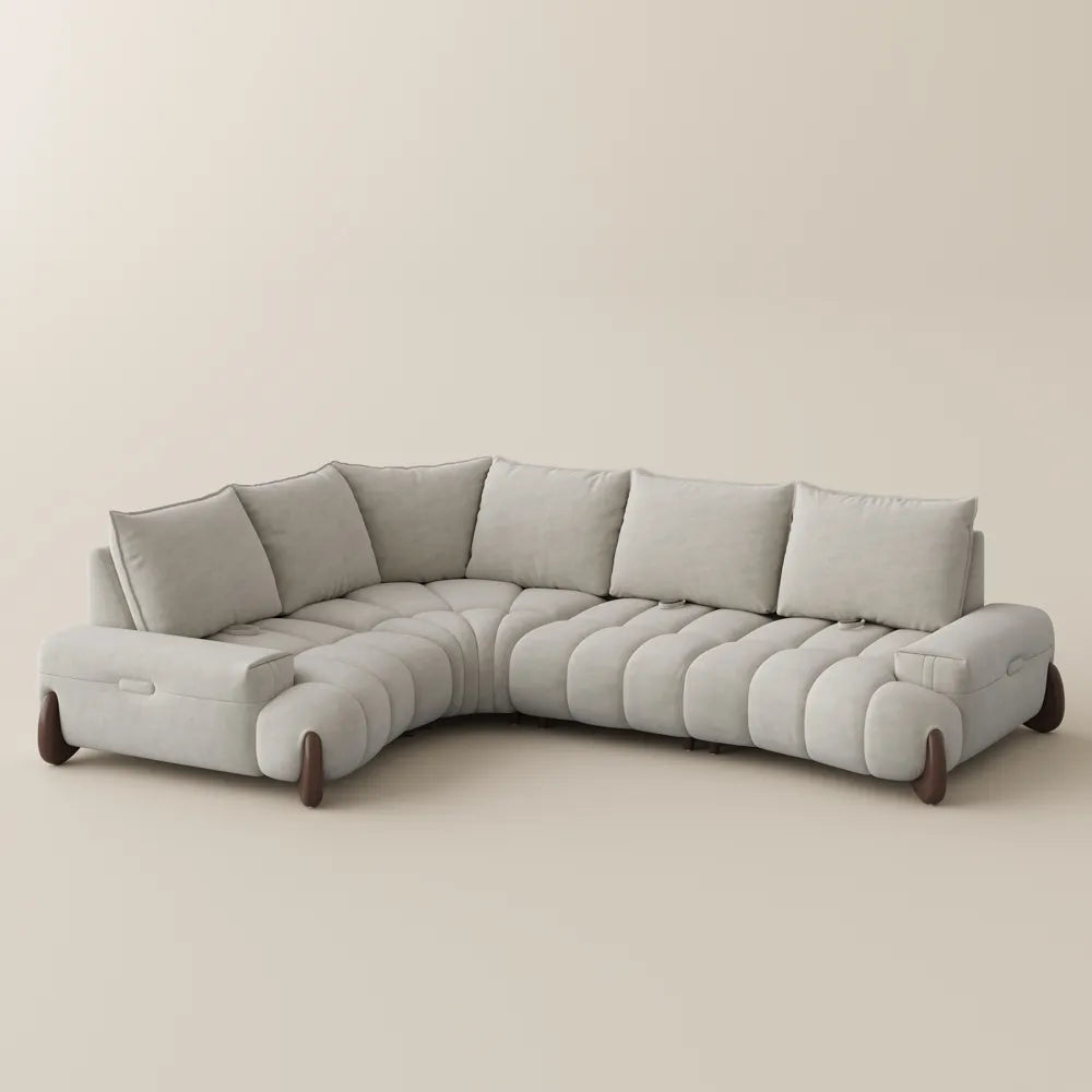 Arlo - 2-3 Seater Mid Century Deep Sofa with Adjustable Cushions