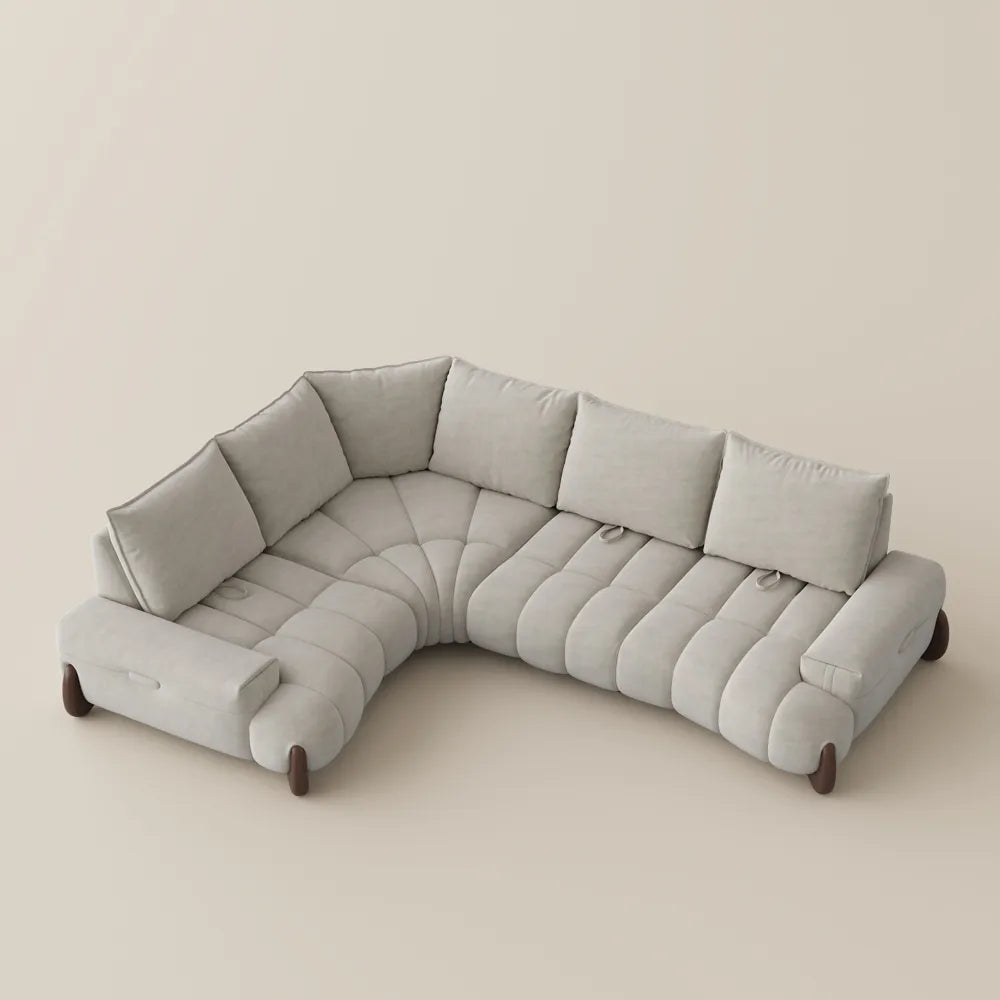 Arlo - 2-3 Seater Mid Century Deep Sofa with Adjustable Cushions