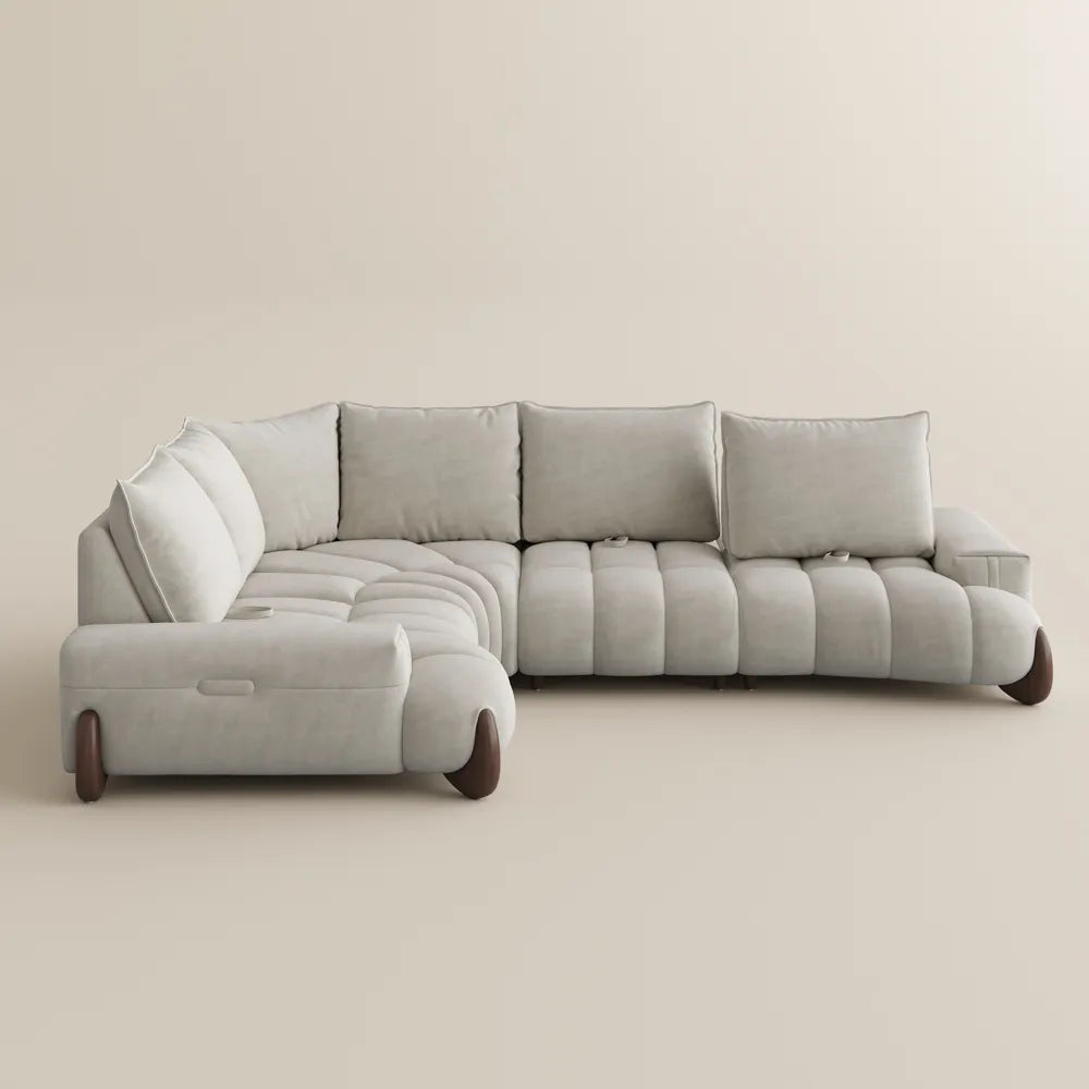 Arlo - 2-3 Seater Mid Century Deep Sofa with Adjustable Cushions