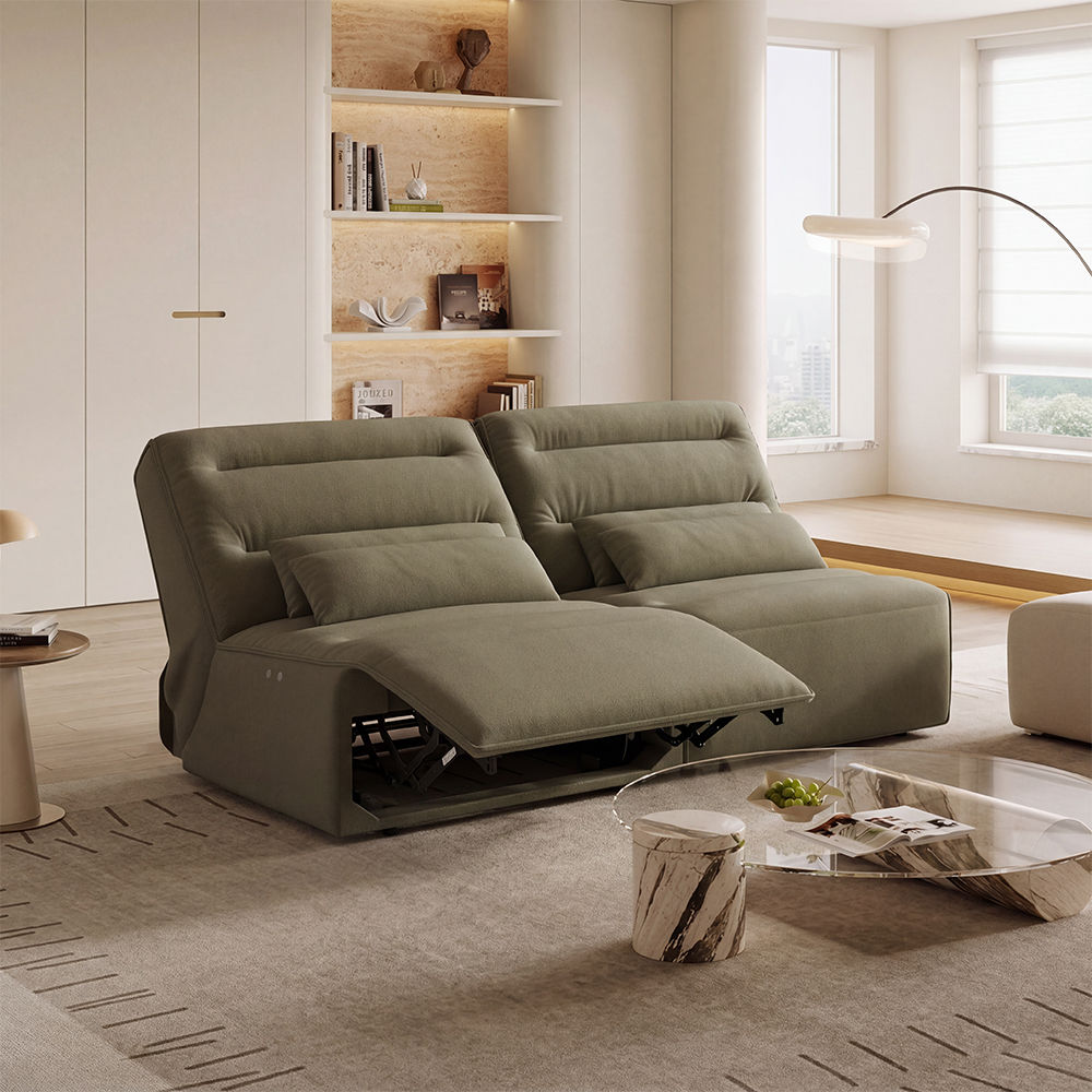 Halune - Causeuse inclinable électrique moderne de 67 po