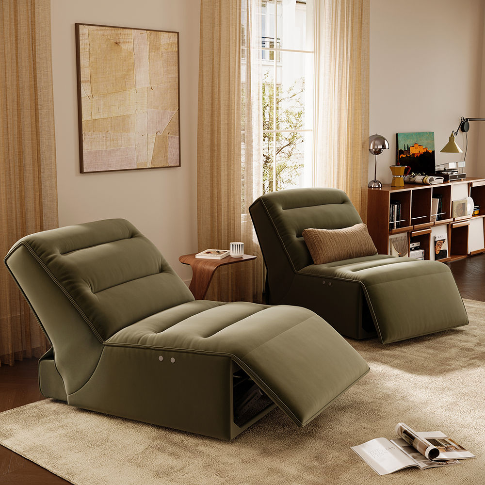 Halune - Causeuse inclinable électrique moderne de 67 po