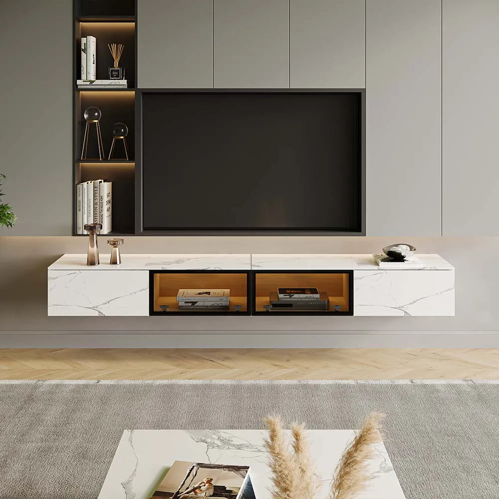 Floating Wall Hung TV Stand — view 2