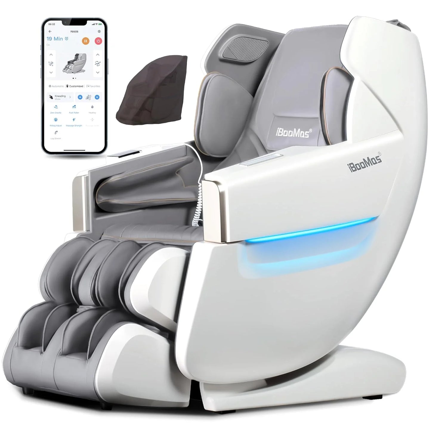 R8606 3D Roller AI&APP Control Auto-Extend Pedal Zero-G Massage Chair