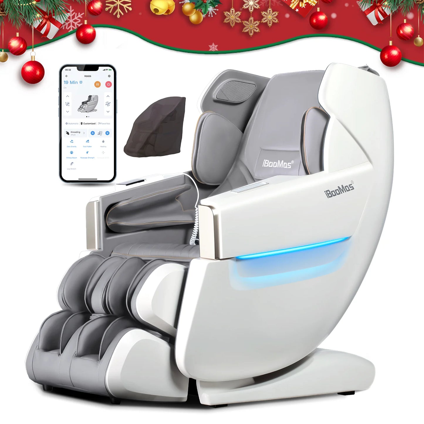 R8606 3D Roller AI&APP Control Auto-Extend Pedal Zero-G Massage Chair