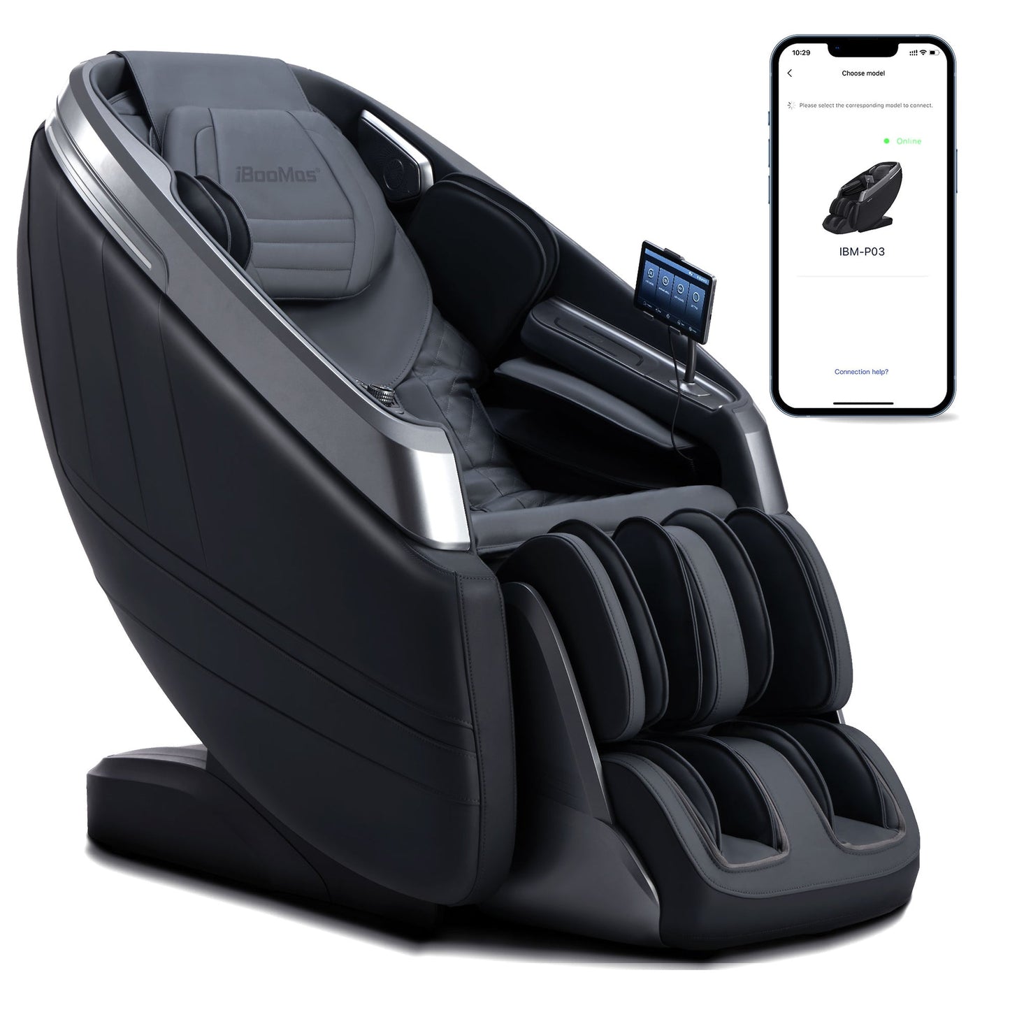 IBM-P03 Dual Mech Ultimate 4D Mimic Space Capsule 180° Zero Gravity Massage Chair