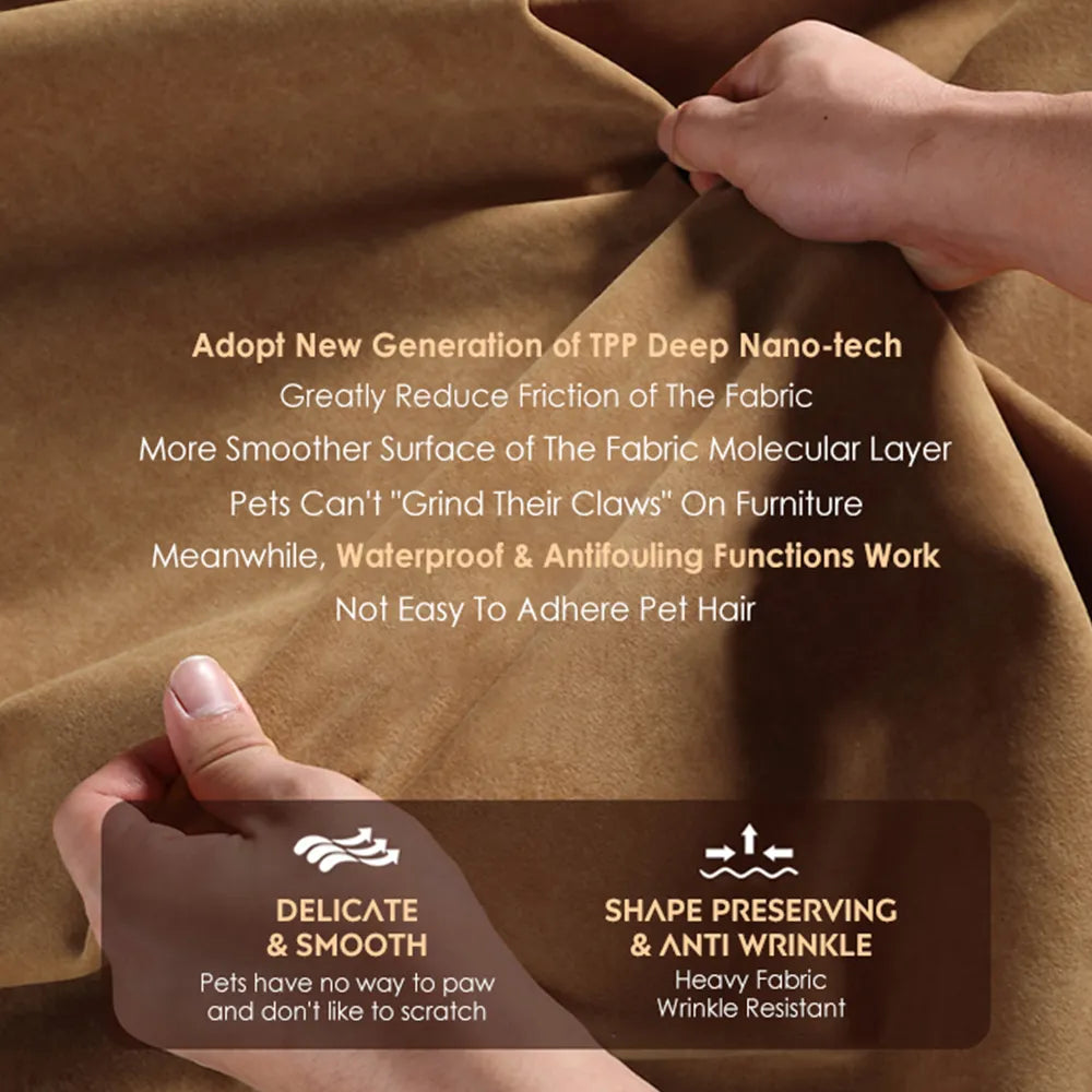 82.5 inch modern cube sofa