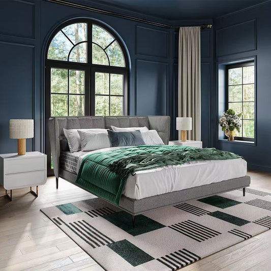 Cadre de lit king size de style moderne