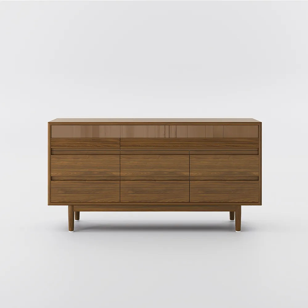 Solid wood 6-drawer cabinet