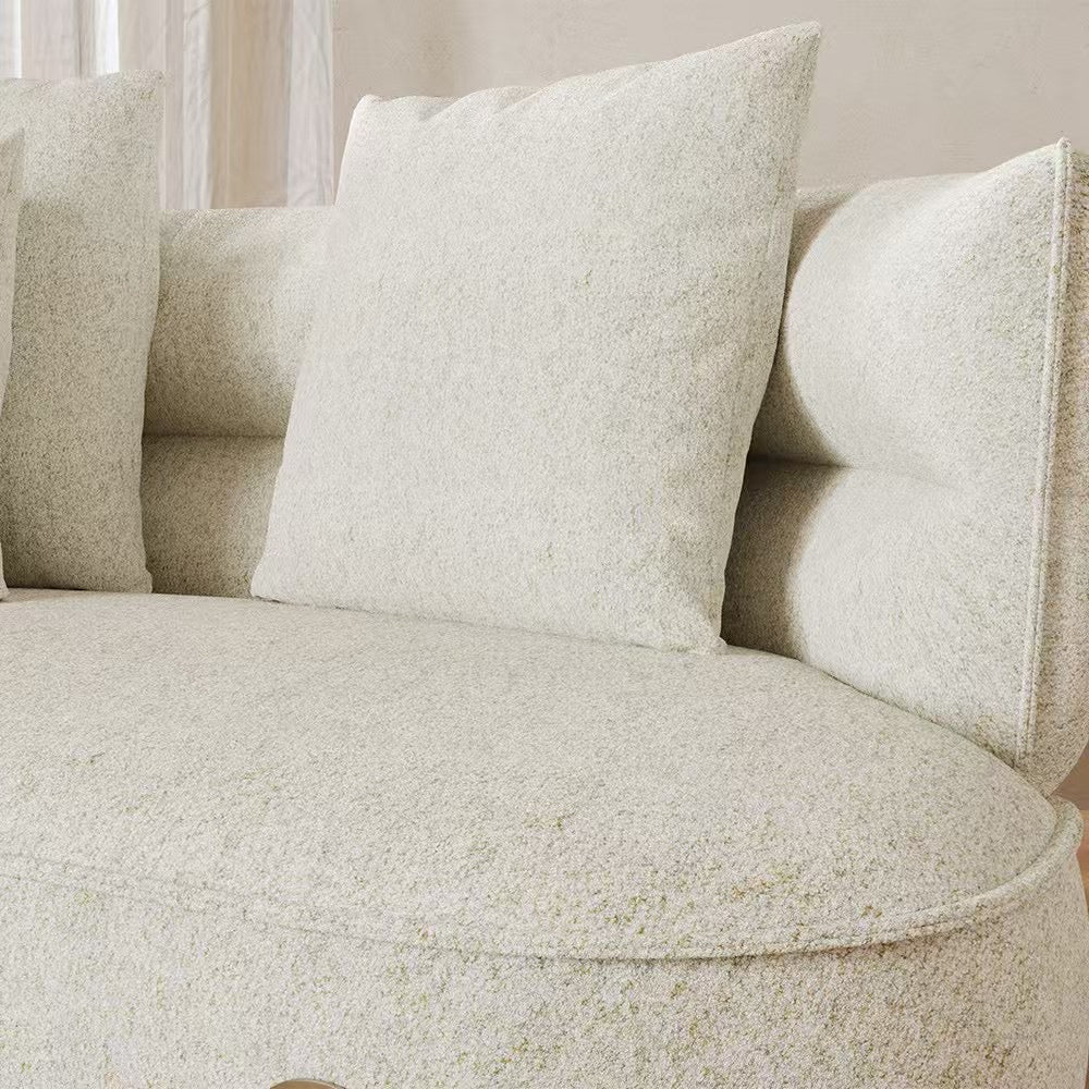 122" Modern Fabric Sofa