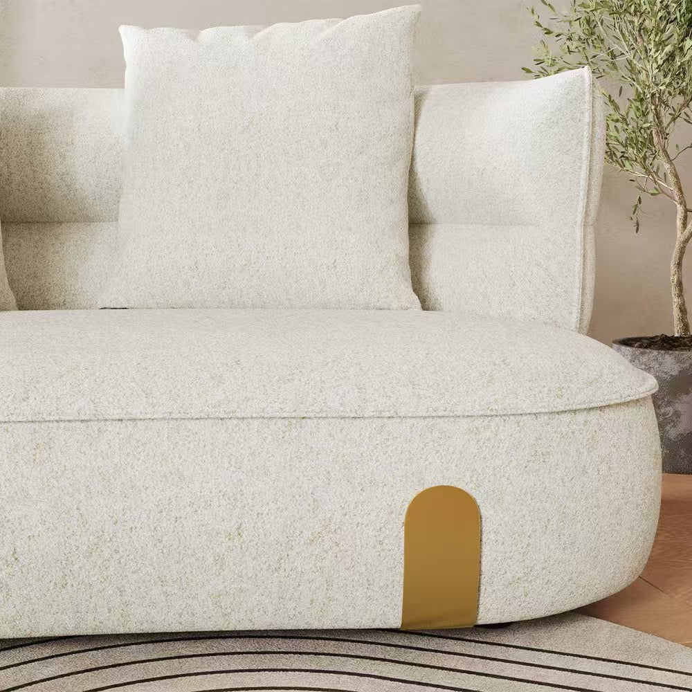 122" Modern Fabric Sofa