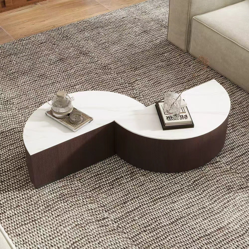 Table basse moderne en pierre frittée 39,37