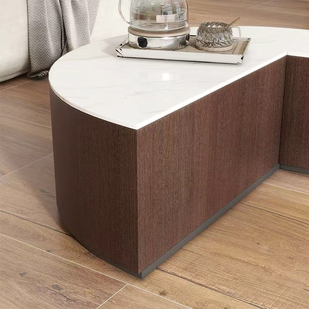 Table basse moderne en pierre frittée 39,37