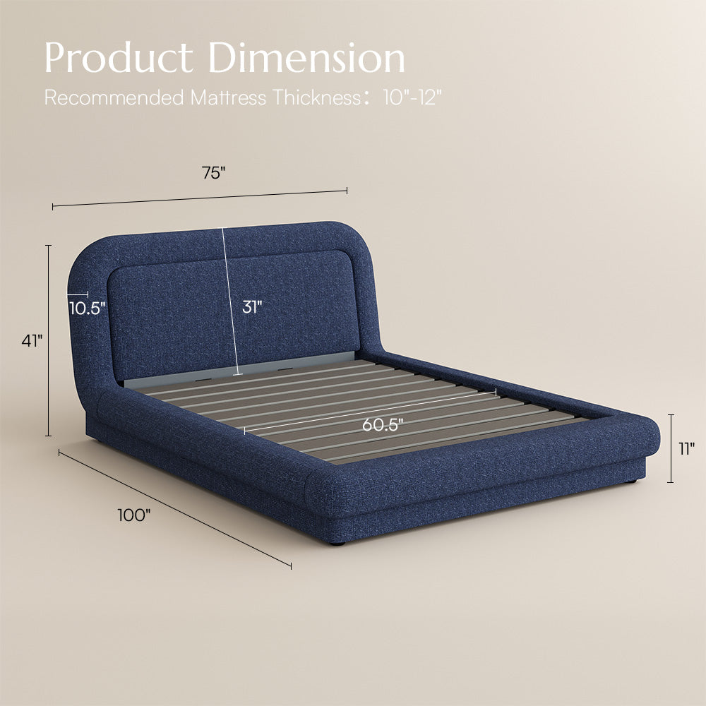 dark-blue-chenille-queen-dimensions