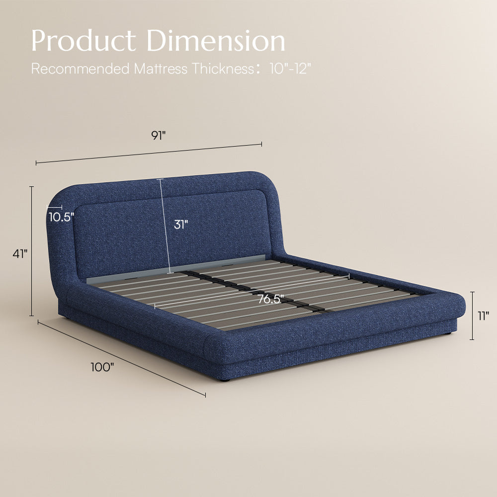 dark-blue-chenille-king-dimensions