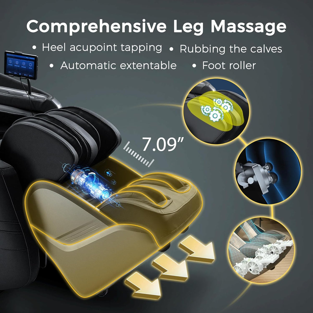 IBM-P03 Dual Mech Ultimate 4D Mimic Space Capsule 180° Zero Gravity Massage Chair — view 4