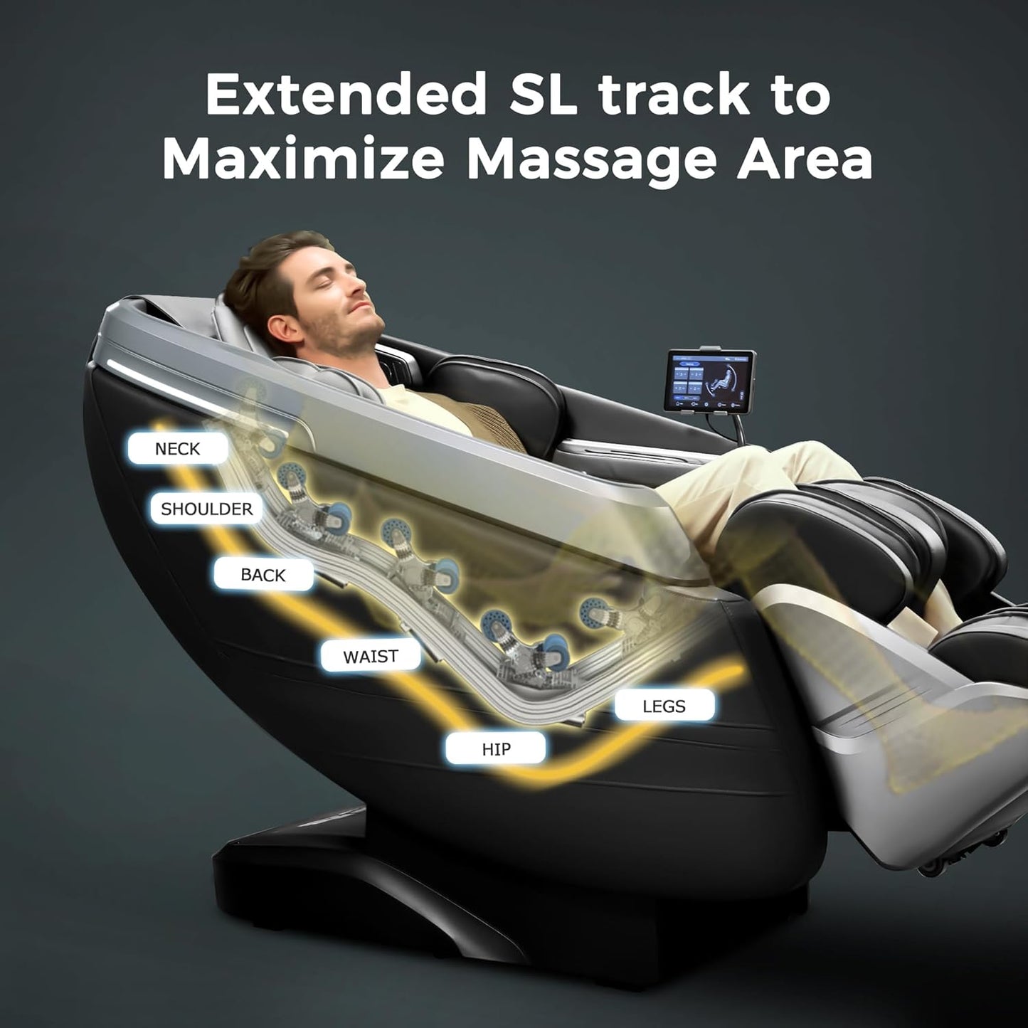IBM-P03 Dual Mech Ultimate 4D Mimic Space Capsule 180° Zero Gravity Massage Chair