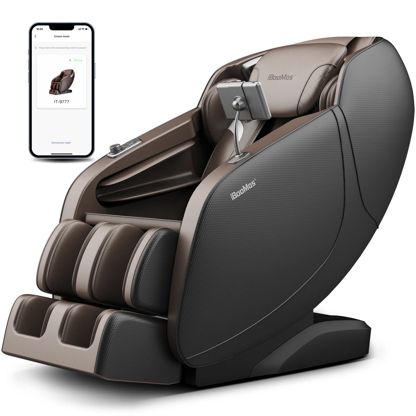 IT-9777 Real Pro Ultra 3D Chest Heating Zero Gravity Massage Chair with Pedal