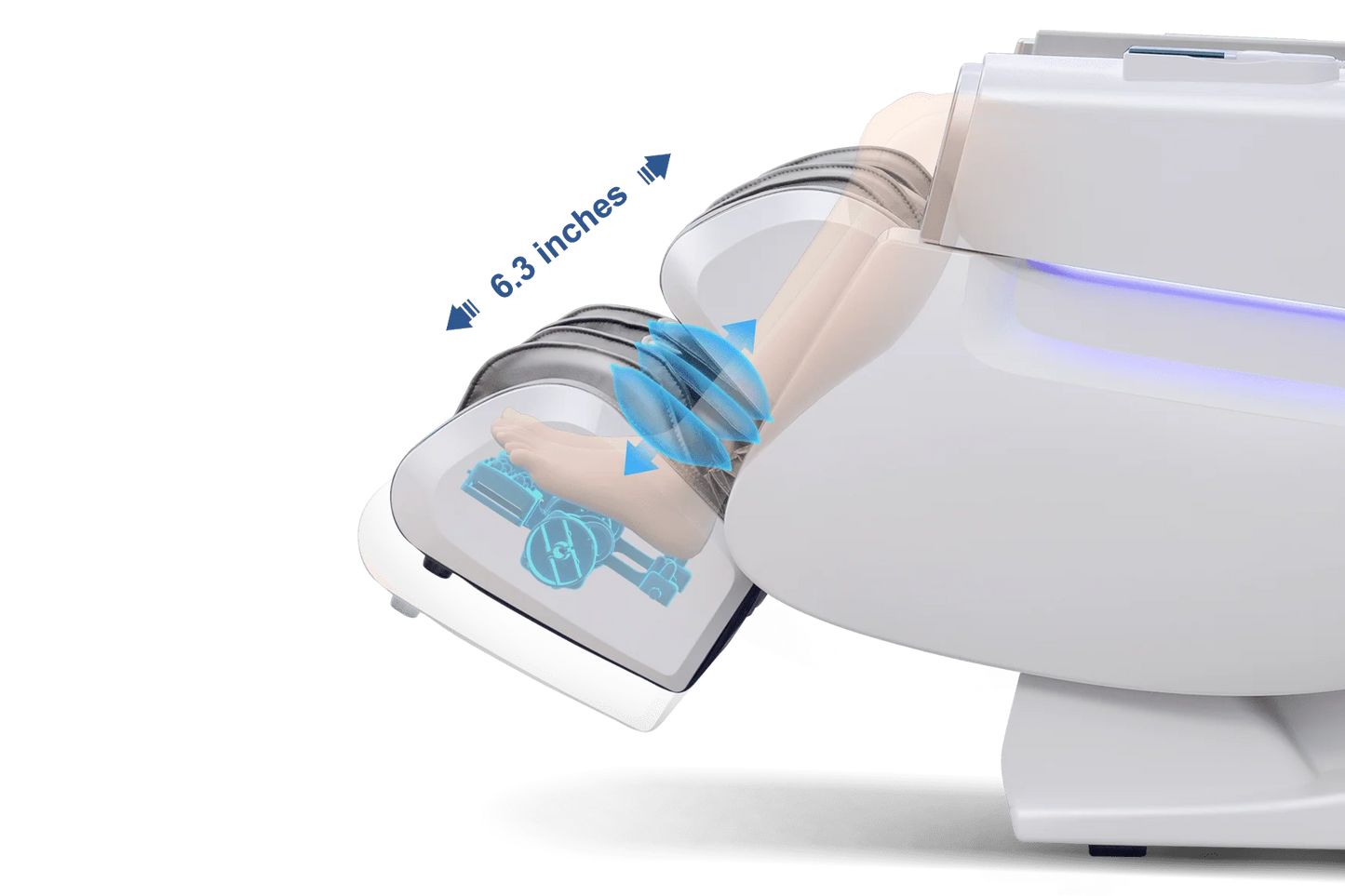 R8606 3D Roller AI&APP Control Auto-Extend Pedal Zero-G Massage Chair