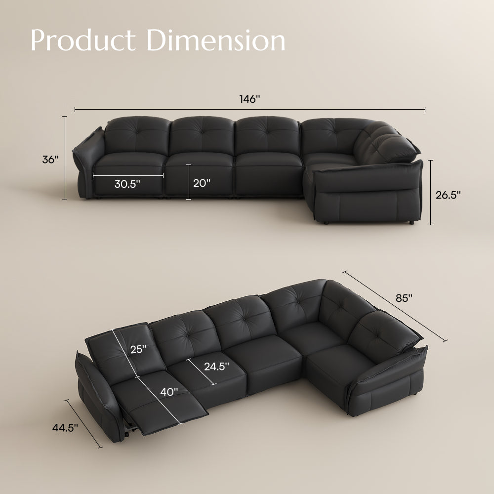 black-4arm-corner-size