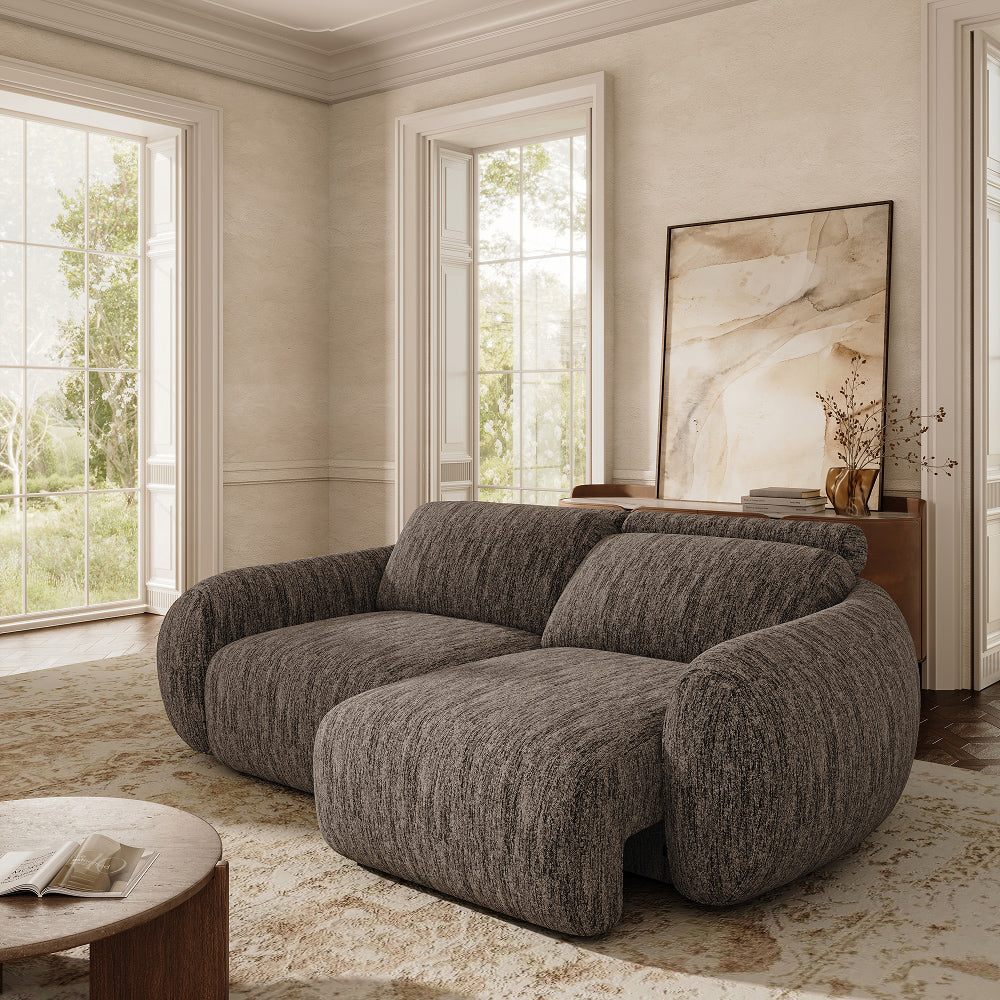 Mila dark gray relaxed lounge